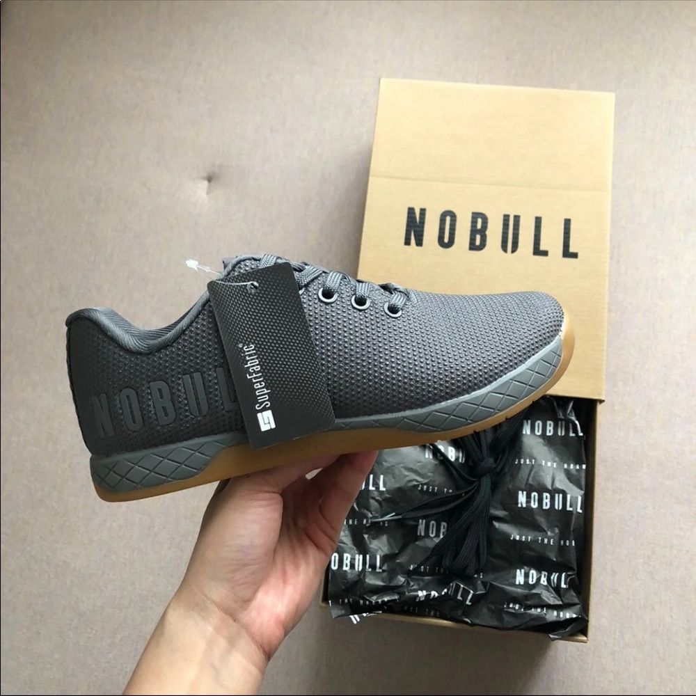 Nobull project dark grey gum trainer